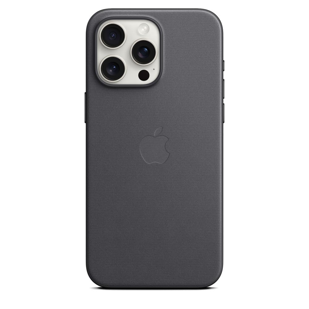 Apple iPhone 15 Pro Max FineWoven Case With Magsafe | Black Apple iPhone 15 Pro Max FineWoven Case With Magsafe | Black